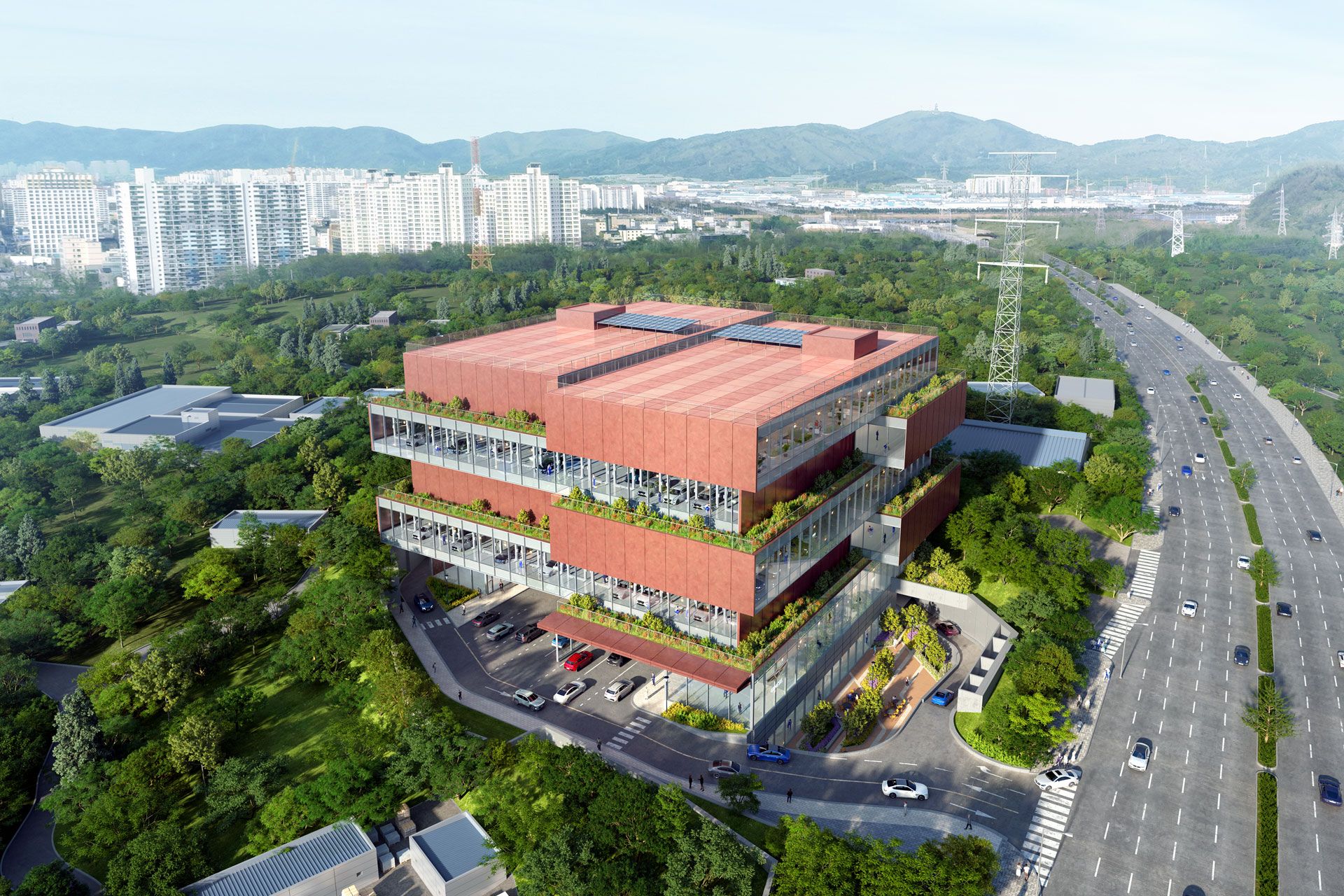 Hyundai High-tech Centre — exterior view